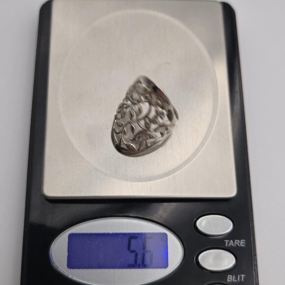 Size 7.25 Sterling Silver Beautiful Birds In Nature Ring A2354 - Picture 8 of 8